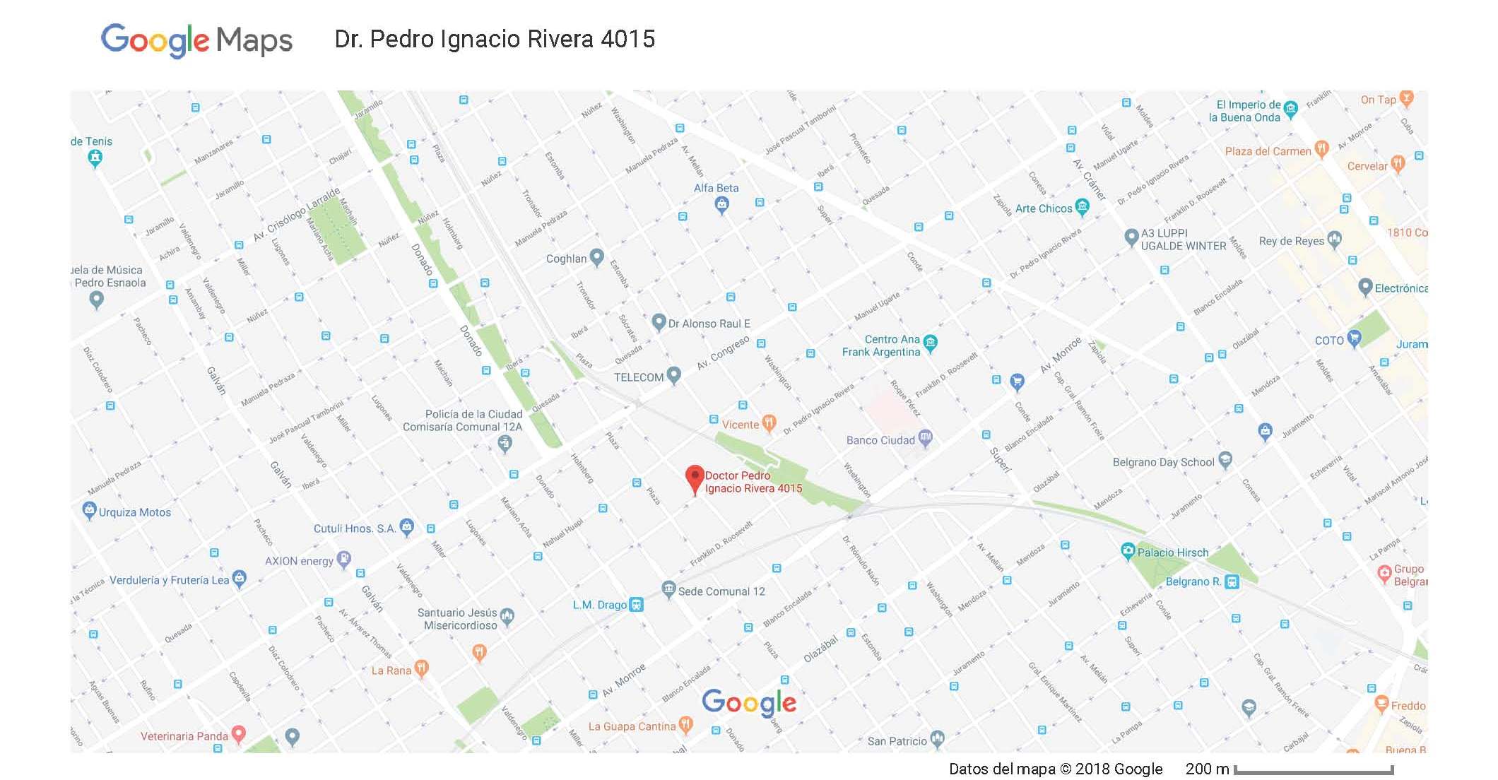 Dr. Pedro Ignacio Rivera 4015 - Google Maps
